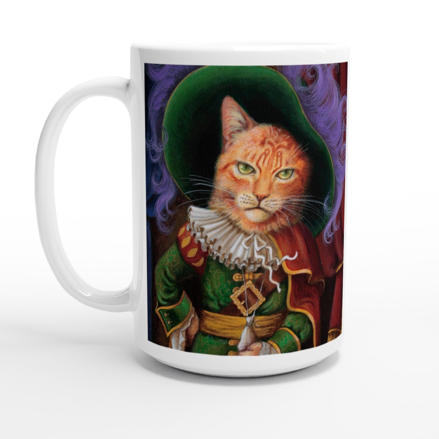 PUSS IN BOOTS: White 15oz Ceramic Mug