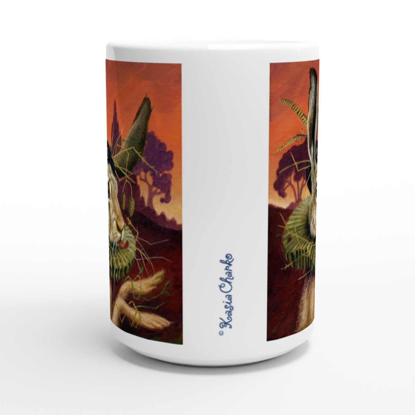 THA MARCH HARE: White 15oz Ceramic Mug