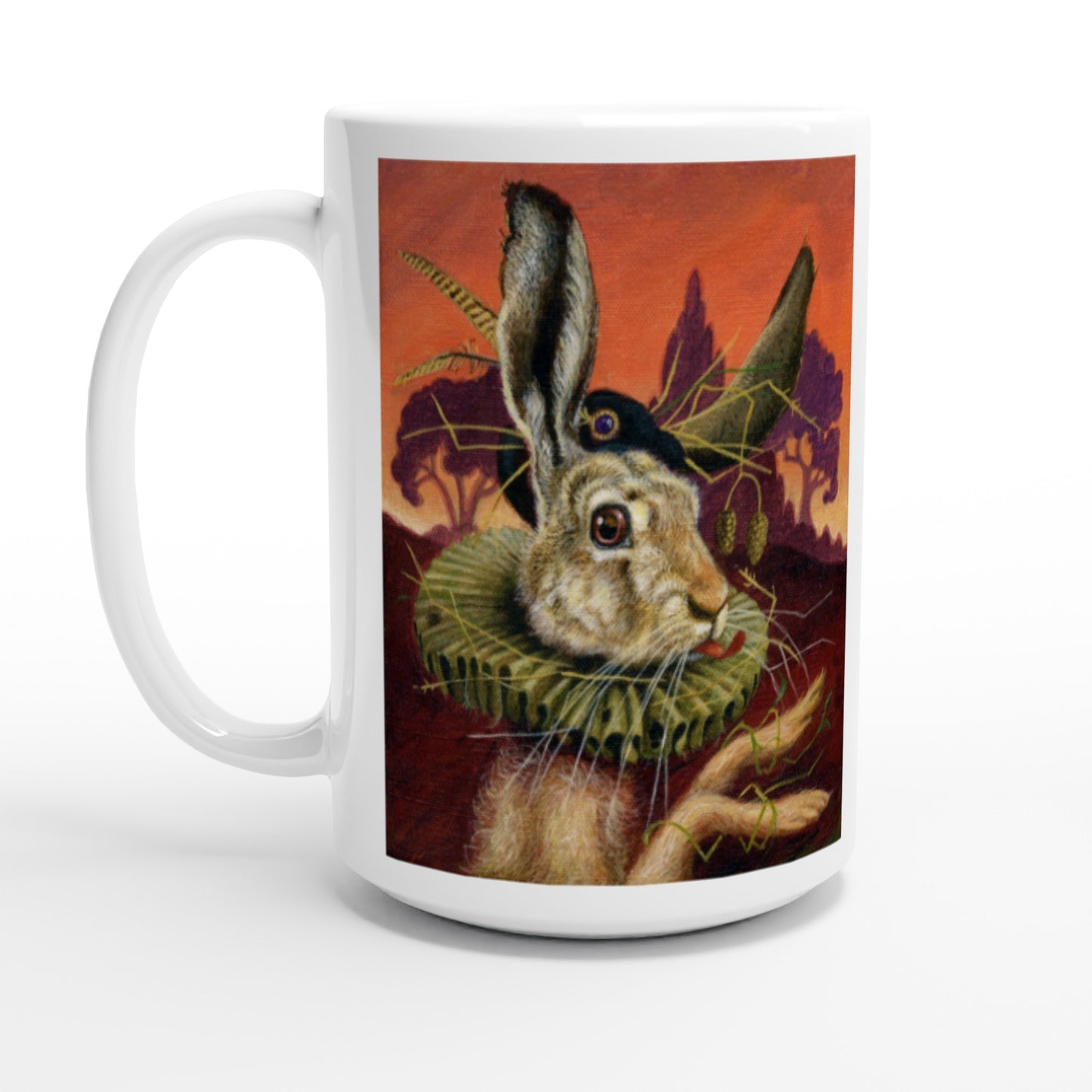 THA MARCH HARE: White 15oz Ceramic Mug